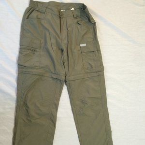 ❄️ COLUMBIA TITANIUM NYLON WOMENS CARGO PANTS/SHORTS SIZE S. ❄️